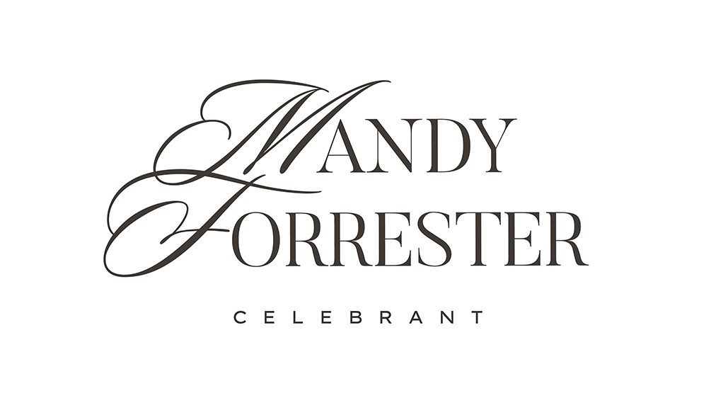 Mandy Forrester conducting a ceremony